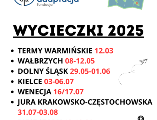 Plan wycieczek na 2025