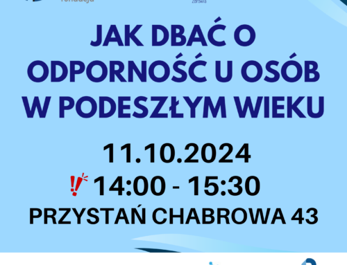 Zapraszamy wszystkich na piątkowy Klub Seniora w Przystani Chabrowa 43