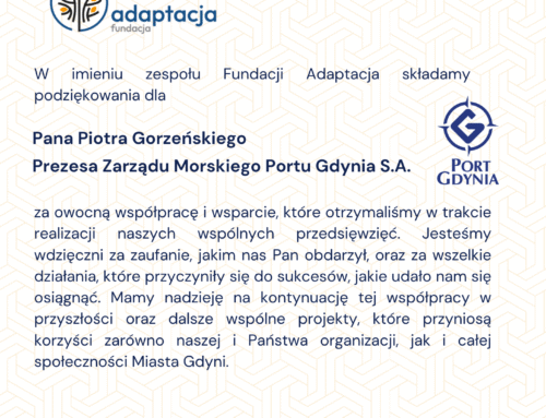 Podziękowania dla Port Gdynia